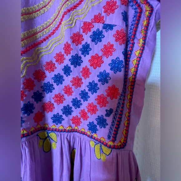 Flirty V Neck Maxi Oliphant Dress - Picture 6 of 7